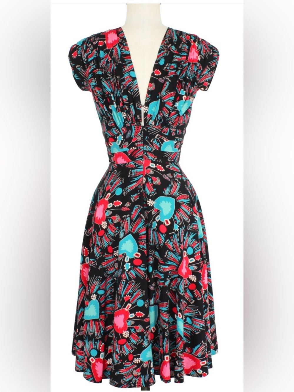 Trashy Diva 1940’s Sacred Hearts Dress Sz 14